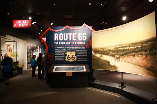 Installation view "Route 66: The Road and the Romance" 