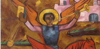 Natalia Goncharova’s “Archangel Michael” at LACMA